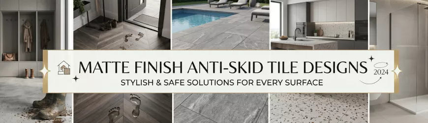 Matte Finish Anti-Skid Tile Designs