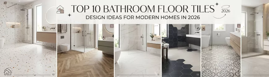 top 10 bathroom floor tile design
