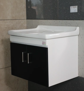 Bathroom vanity cabinet without mirror